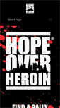 Mobile Screenshot of hopeoverheroin.com